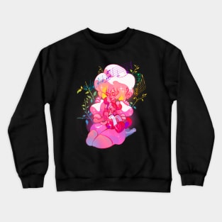 Playing in the garden. Crewneck Sweatshirt